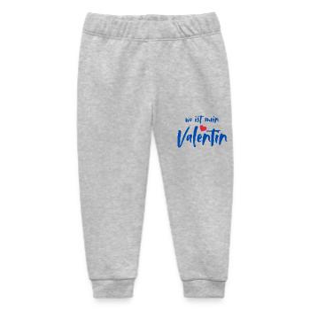 where is my Valentin - Baby Organic Sweatpants by Stanley/Stella - heather grey - Front