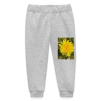 Löwenzahn Leuchten - Baby Organic Jogginghose Baby Tumbler von Stanley/Stella - Grau meliert - Vorne