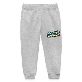 Heimathafen Kühlungsborn Andenken - Baby Organic Jogginghose Baby Tumbler von Stanley/Stella - Grau meliert - Vorne