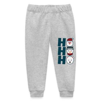 HoHoHo Funny Xmas Stuff Icon Santa Snowman & Bear - Baby Organic Jogginghose Baby Tumbler von Stanley/Stella - Grau meliert - Vorne