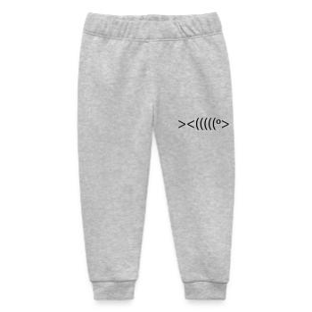 fisch - Baby Organic Jogginghose Baby Tumbler von Stanley/Stella - Grau meliert - Vorne