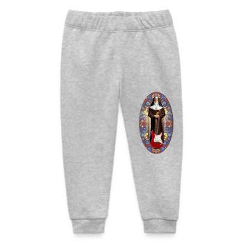 A Nun of Rhythm and Blues - Baby Organic Sweatpants by Stanley/Stella - heather grey - Front