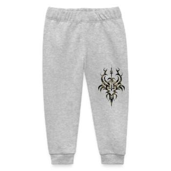 Keltische Kreise Gothic Symbole Wikinger Ornamente - Baby Organic Jogginghose Baby Tumbler von Stanley/Stella - Grau meliert - Vorne