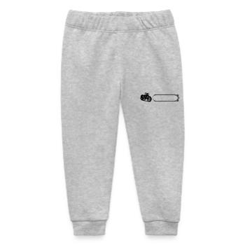Motorcycle - Last name, first name - Baby Organic Sweatpants by Stanley/Stella - heather grey - Front