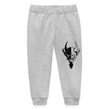 Devil evil dangerous cool - Baby Organic Sweatpants by Stanley/Stella - heather grey - Front