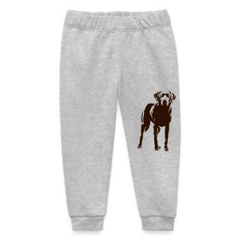 Labrador - Baby Organic Jogginghose Baby Tumbler von Stanley/Stella - Grau meliert - Vorne