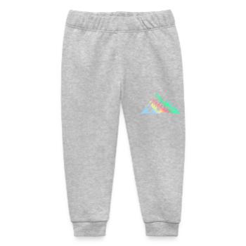 Berge Bunt Gebirge - Baby Organic Jogginghose Baby Tumbler von Stanley/Stella - Grau meliert - Vorne