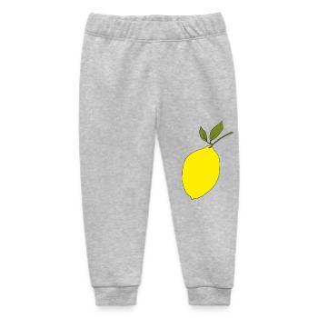 lemon - Baby Organic Sweatpants by Stanley/Stella - heather grey - Front