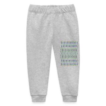 zigzag - Baby Organic Sweatpants by Stanley/Stella - heather grey - Front