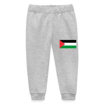 Palästina - Baby Organic Jogginghose Baby Tumbler von Stanley/Stella - Grau meliert - Vorne