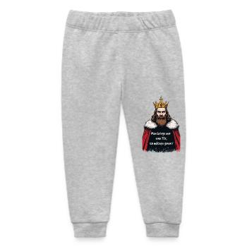 Très grand lit 65167 - Pantalon de jogging bébé bio Stanley/Stella - gris chiné - Devant