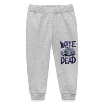 Wake the Dead - Baby Organic Sweatpants by Stanley/Stella - heather grey - Front