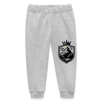 Mountain Landscape Nature - Baby Organic Sweatpants by Stanley/Stella - heather grey - Front