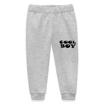 Cool Boy - Coole Junge - Baby Organic Jogginghose Baby Tumbler von Stanley/Stella - Grau meliert - Vorne
