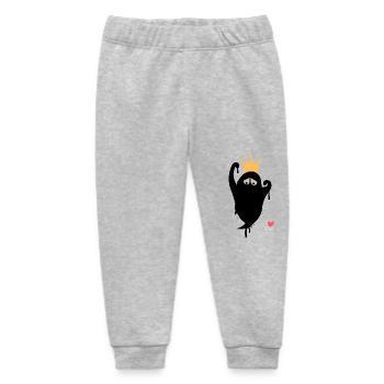 iLoveME - Baby Organic Jogginghose Baby Tumbler von Stanley/Stella - Grau meliert - Vorne