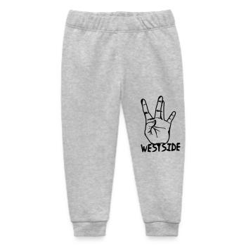 Westcoast Hand - Baby Organic Sweatpants by Stanley/Stella - heather grey - Front
