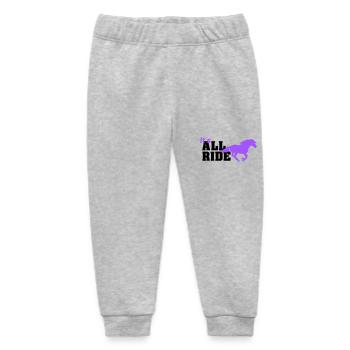 all ride - Baby Organic Sweatpants by Stanley/Stella - heather grey - Front