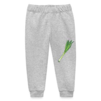 Leek - Baby Organic Sweatpants by Stanley/Stella - heather grey - Front