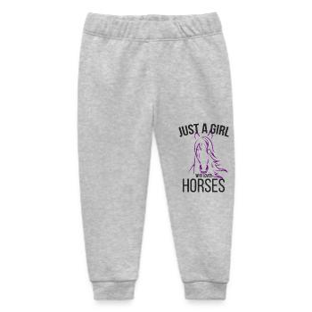 Lustiges Pferd Stute Pony Shetty Hengst Geschenk - Baby Organic Jogginghose Baby Tumbler von Stanley/Stella - Grau meliert - Vorne