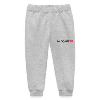 Norway - Baby Organic Sweatpants by Stanley/Stella - heather grey - Front
