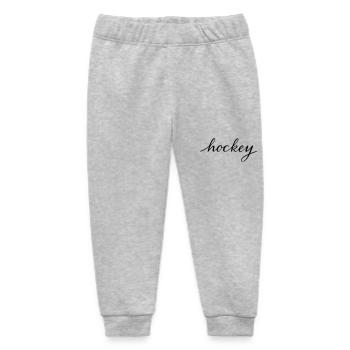 Feldhockey Schriftzug - Baby Organic Jogginghose Baby Tumbler von Stanley/Stella - Grau meliert - Vorne