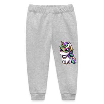Mardi Gras Mask Carnival Carnival - Baby Organic Sweatpants by Stanley/Stella - heather grey - Front