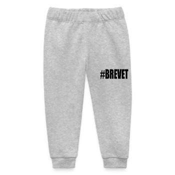 FERRY. BACCALAUREAT. PATENT. DNB. EXAMINATION. WELL DONE - Baby Organic Sweatpants by Stanley/Stella - heather grey - Front