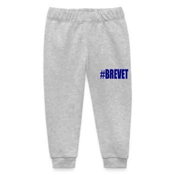 FERRY. BACCALAUREAT. PATENT. DNB. EXAMINATION. WELL DONE - Baby Organic Sweatpants by Stanley/Stella - heather grey - Front