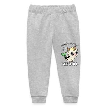 Zodiac sign Taurus Manatee - Baby Organic Sweatpants by Stanley/Stella - heather grey - Front