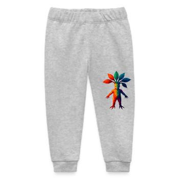WPAP Stil - Alraune - Baby Organic Jogginghose Baby Tumbler von Stanley/Stella - Grau meliert - Vorne