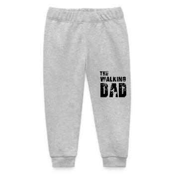 The Walking Dad - Baby Organic Sweatpants by Stanley/Stella - heather grey - Front