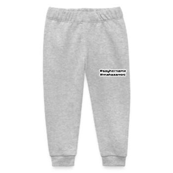 Say her name, Mahsa Amini, Iran - Baby Organic Jogginghose Baby Tumbler von Stanley/Stella - Grau meliert - Vorne