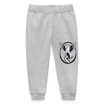Cooles weißes Pegasus - Baby Organic Jogginghose Baby Tumbler von Stanley/Stella - Grau meliert - Vorne