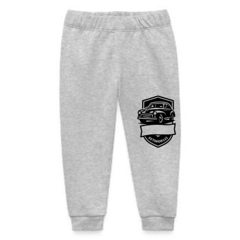 Oldtimer Automobil - Baby Organic Jogginghose Baby Tumbler von Stanley/Stella - Grau meliert - Vorne