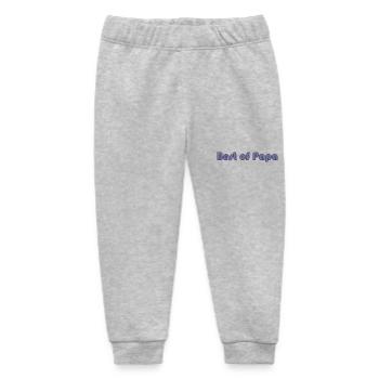 FATHERS DAY. HAPPY BIRTHDAY DAD. DAD. HAPPY HOLIDAY. - Baby Organic Sweatpants by Stanley/Stella - heather grey - Front