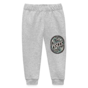 Fische - Baby Organic Jogginghose Baby Tumbler von Stanley/Stella - Grau meliert - Vorne