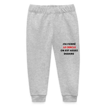 The circle - Baby Organic Sweatpants by Stanley/Stella - heather grey - Front