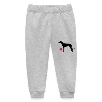 Greyhound - Baby Organic Sweatpants by Stanley/Stella - heather grey - Front