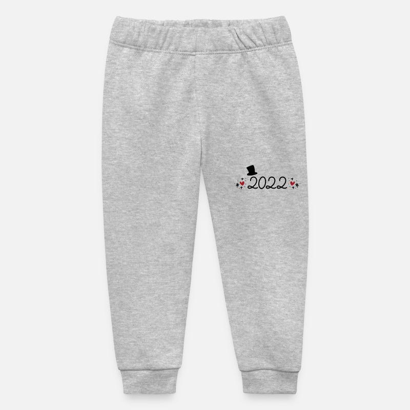 2022 - Pantalon de jogging bébé bio Stanley/Stella - gris chiné