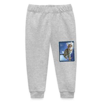 Tabby - Baby Organic Sweatpants by Stanley/Stella - heather grey - Front