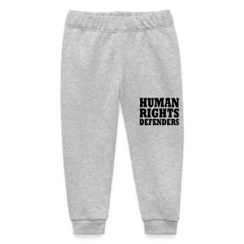 Human rights defenders - Baby Organic Sweatpants by Stanley/Stella - heather grey - Front