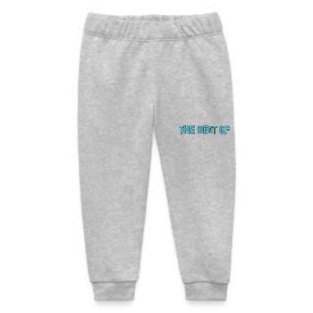 GELIEBTE. MEISTER. VIELEN DANK. DANKE, HERRIN. MEISTER - Baby Organic Jogginghose Baby Tumbler von Stanley/Stella - Grau meliert - Vorne