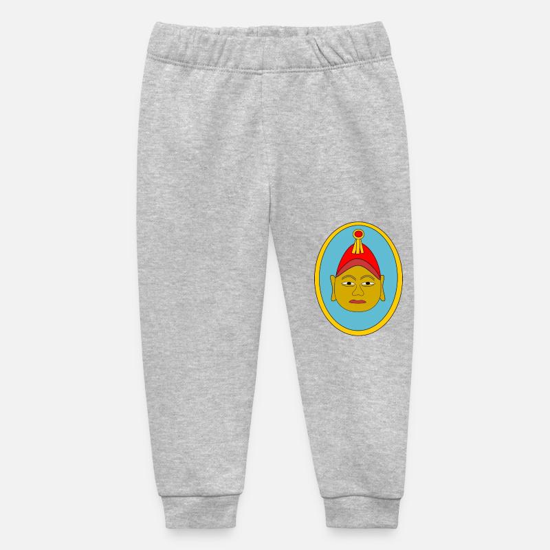 Portrait Chinois - Pantalon de jogging bébé bio Stanley/Stella - gris chiné