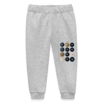 Timeless Sports Motif Gift - Baby Organic Sweatpants by Stanley/Stella - heather grey - Front