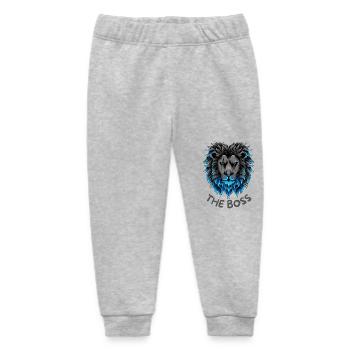 THE KING - Baby Organic Jogginghose Baby Tumbler von Stanley/Stella - Grau meliert - Vorne