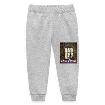 The window to the courtyard - Baby Organic Sweatpants by Stanley/Stella - heather grey - Front