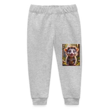 super süßes australisches Tier Down Under - Opossum - Baby Organic Jogginghose Baby Tumbler von Stanley/Stella - Grau meliert - Vorne