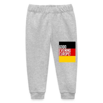 Deutschland Eurovision Song Contest - Baby Organic Jogginghose Baby Tumbler von Stanley/Stella - Grau meliert - Vorne