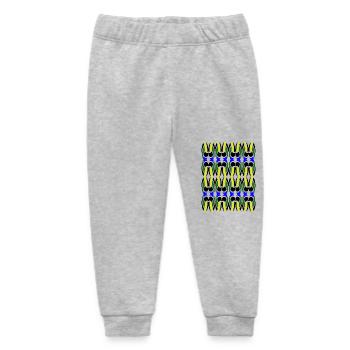 Einzigartiges Multicolor-Design - Baby Organic Jogginghose Baby Tumbler von Stanley/Stella - Grau meliert - Vorne