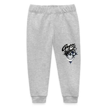 Rate mal was - Baby Organic Jogginghose Baby Tumbler von Stanley/Stella - Grau meliert - Vorne